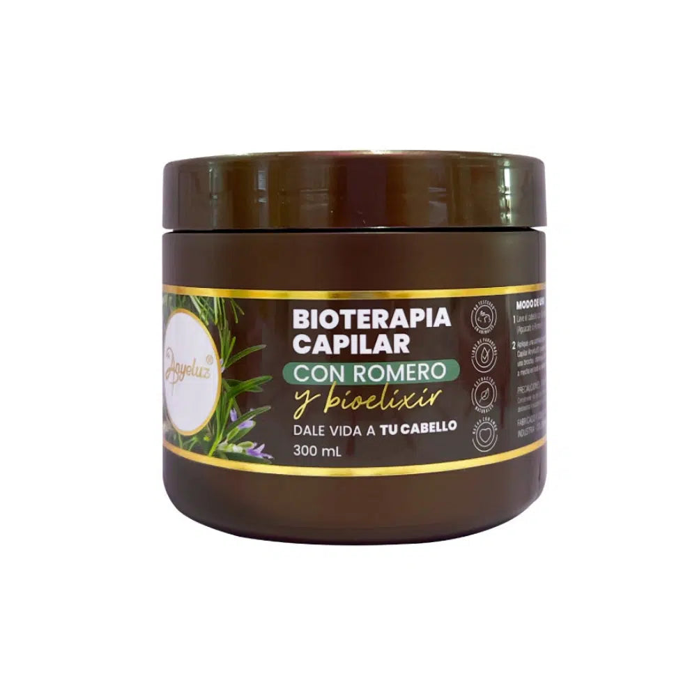 BIOTERAPIA CAPILAR CON ROMERO Y BIOELIXIR ANYELUZ
