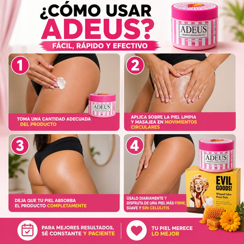 COMBO ANTICELULITIS ADEUS + HONEY BALM