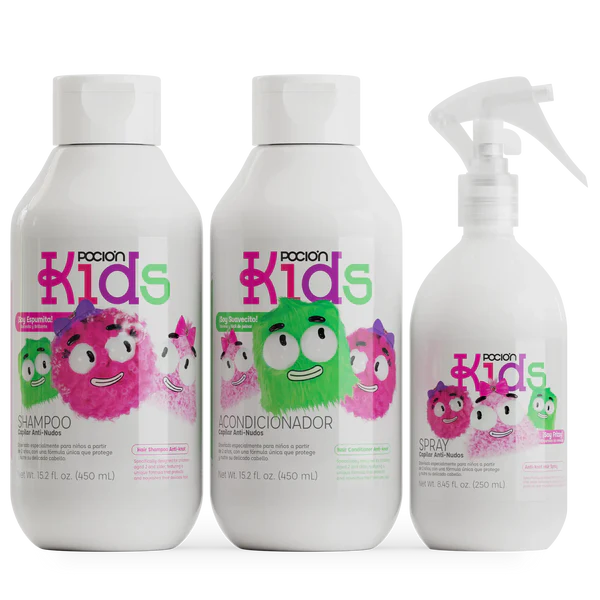 Kit Sin Enredos - Shampoo, Acondicionador y Spary